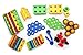 Play22 100Pc Building Blocks for Toddlers Stem Toys - Building Take Apart Toys for Boys and Girls Ages 3 4 5 6 7 8 9 10 - Educational Toys Set with Nice Storage Box