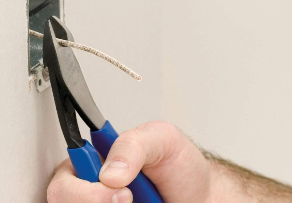 KLEIN TOOLS Diagonal Cutter Linemans Pliers, High Leverage, 8-Inch, High Leverage Design, Angled Head D2000-48 203 mm - Image 5