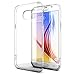 Galaxy S6 Case, Enther [Ultimate Cushion] Slim Scratch/Dust Proof Hybrid Transparent Clear Case with Shock Absorb Trim Bumper - Authentic Retail Packaging - for Samsung Galaxy S6