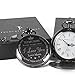 FJ FREDERICK JAMES to My Son | Mother and Son - Graduation Gifts for Him 2022 - Engraved “to My Son Love Mom” Pocket Watch - Perfect Gifts for Son from Mom for Christmas, Valentines Day, Birthday