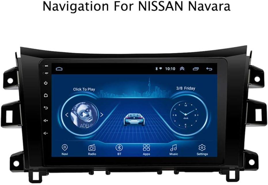 Foof Car DVD Player GPS Navigation Stereo in Dash Radio for Nissan Navara NP300 2016-2018 Screen Bluetooth Radio Stereo GPS Navigation DVD Player (Quad CORE)