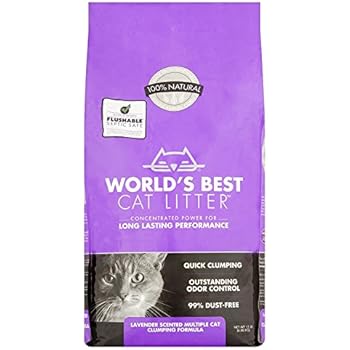 Amazon.com : World's Best Cat Litter Cat Lavender Scented ...