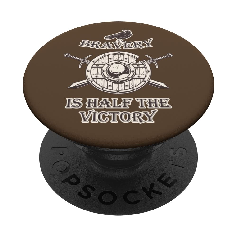 Viking - Bravery is Half the Victory PopSockets Swappable PopGrip