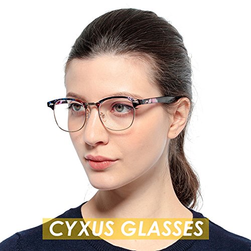 2 Cyxus+Semi+Rimless+Eyestrain+Computer+Browline