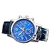 Bessky Luxury Fashion Crocodile Faux Leather Mens Analog Watch Watches