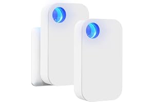 KLVEU Air Ionizer Purifier for Home Plug in,Negative Ion Plug in Ionizer for Home Portable and Quiet Air Ionizer for Bedroom Toilet Office Kitchen and Pets (2pcs)