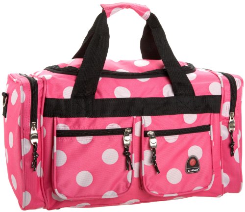 Rockland Gepäcktasche, 48,3 cm, Pinke Punkte, 48,26 cm, Seesack