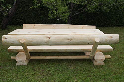 DEKO VERTRIEB BAYERN Luxus Premium Holzgarnitur Holz Massivholz Gartenmöbel Gartengarnitur 10 Personen inkl. Spedition – Bild 6