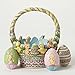 Jim Shore HWC by Enesco 12th Anniversary Easter Basket w/3 Eggs