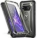 YOUMAKER Case for Galaxy S10e, Kickstand Case with Built-in Screen Protector Heavy Duty Protection Shockproof Full Body Slim Fit Cover for Samsung Galaxy S10e 5.8 inch - Gun Metal