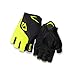 Giro Bravo Gel Men Road Cycling Gloves - Black/Highlight Yellow (2017), X-Large
