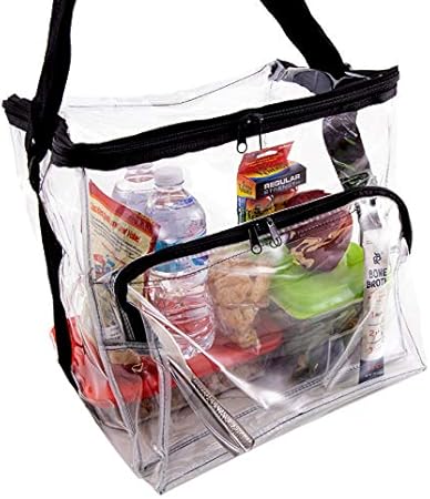 extra large clear lunch bag