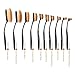 Professional Cosmetic Set | Oval Makeup Brushes | 5 Piece Toothbrush (Black) | Soft Hair | Cream/Liquid Application | Contour | Powder | Foundation | Flexible Handle