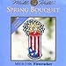 Firecracker Beaded Counted Cross Stitch Patriotic Ornament Kit Mill Hill 2012 Spring Bouquet MH18-2106