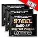 Steel Supplements Hard-AF | Increase Confidence, Stamina, Pleasure and Performance | Maca Powder, Byroviron, Kaempferia parviflora, KoreanRed Ginseng, yohimbine, 3 Single Serve Packets
