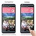 [2 Pack] HTC Desire 626 626s Screen Protector, NOKEA [Tempered Glass] with [9H Hardness] [Crystal Clear] [Easy Bubble-Free Installation] [Scratch Resist] (for HTC Desire 626)