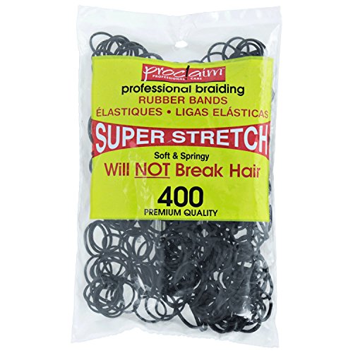 Proclaim Rubber Bands Black 200 Count Black