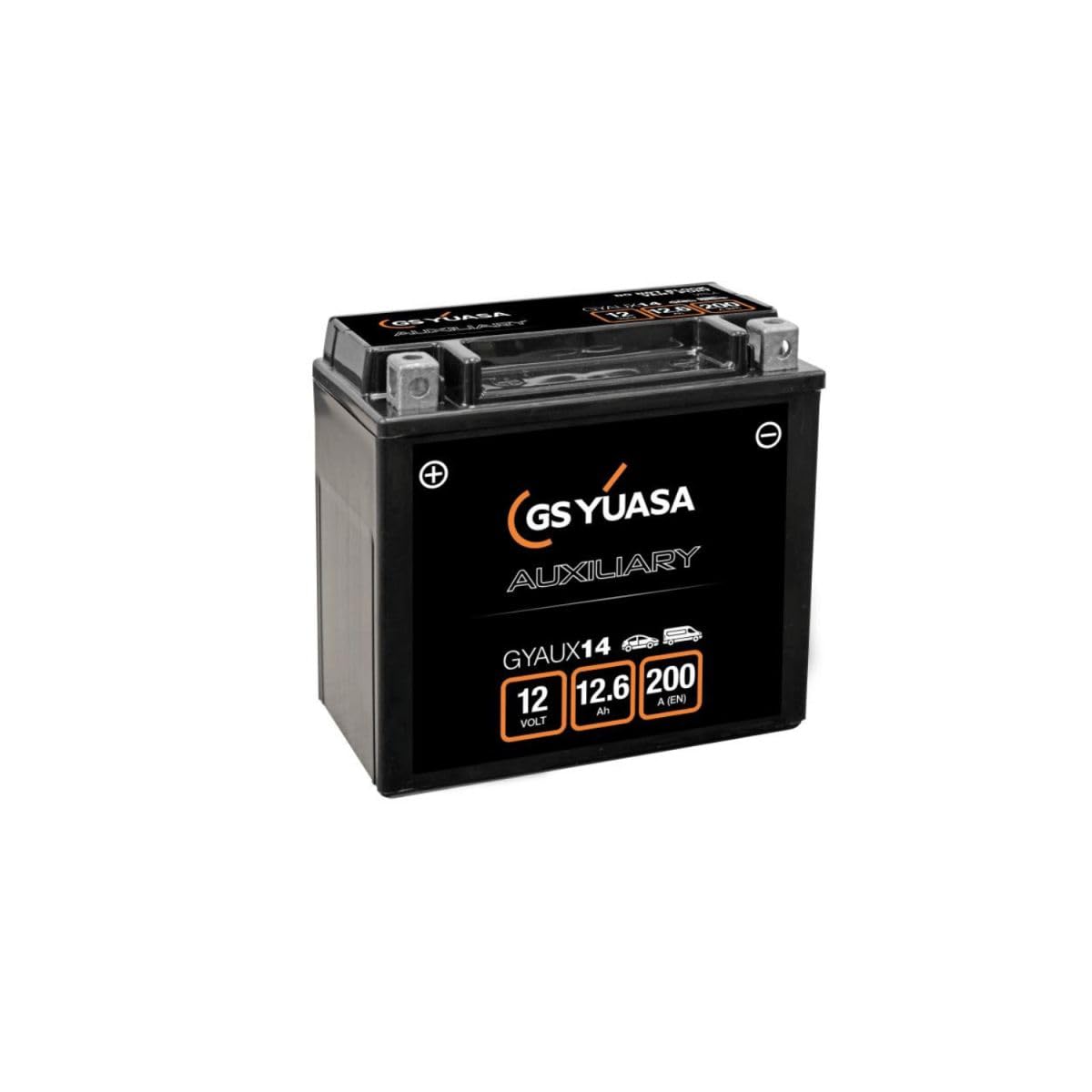 YBXAX14 12V 12Ah 200A Auxiliary Battery