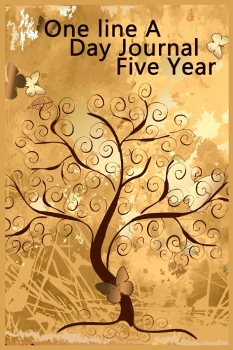 One Line A Day Journal Five Year: 5 Years Of Memories, Blank Date No Month, 6 x 9, 365 Lined Pages