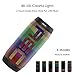 EARAMBLE Bluetooth Speakers 10W Hi-Fi Ultra Portable LED Stereo Speaker 6 Light Modes, Built-in Microphone Hand-free Phone Call, Water Resistant for Phone Tablets PC and More