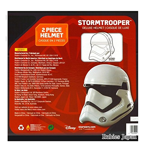 2 Piece Stormtrooper Helmet Collectors The Force Awakens 32311 - Image 3