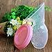 Silicone Breastfeeding Breast Pump Breast Manual Pump Breastmilk Suction Saver with Pink Lid, Lightweight & Portable Pack of 2