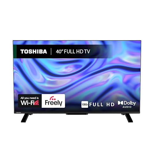 Toshiba 40" LV2553DB Full HD Smart VIDAA TV, HDR, Freely, Disney plus, Prime Video, Netflix, Dolby Audio, Works with Alexa, Works with Google Assistant, VIDAA Voice 2025