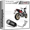 MIVV complete installatie RACE MK3 Carbon compatibel met Honda CB 650 F 2014 14 2015 15 2016 16 2017 17 H.055.SM3C