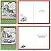 NobleWorks - 10 Assorted Funny Cards for Christmas - Cartoon Humor, Boxed Happy Holiday Notecards with Envelopes - Bizarro By Piraro Christmas Assortment A1256