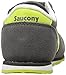 Saucony Jazz Hook & Loop Sneaker (Toddler/Little Kid), Grey/Citron, 9.5 M US Toddler