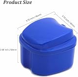 DDSHUN Denture Soaking Container Partial Denture Case with Basket Tray view 2