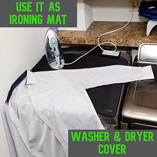 Larsic Stove Cover Protects Electric Stove Washer Dryer Top. Anti