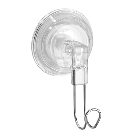 InterDesign - Power Lock - Gancho con Ventosa, para cubículo de Ducha