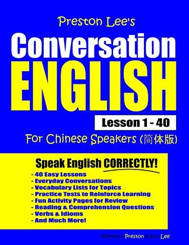 Preston Lee's Conversation English For Vietnamese Speakers Lesson