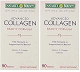 Nature's Bounty Advanced Collagen Tablets, 90-Count (Pack of 2)