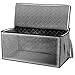 Shonlinen Foldable Storage Bag Home Clothes Dustproof Moisture-Proof Storage Box Drawer Organizers Gray
