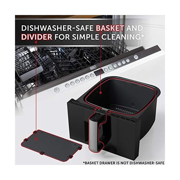 Breville-Halo-Air-Fryer-Digital-Air-Fryer-Oven-55-Litre-Fry-Bake-Roast-and-Grill-Black-VDF126 Breville Halo Air Fryer | Digital Large Air Fryer Oven | 5.5 L | Fry, Bake, Roast & Grill | 1700 W | Energy Efficient…