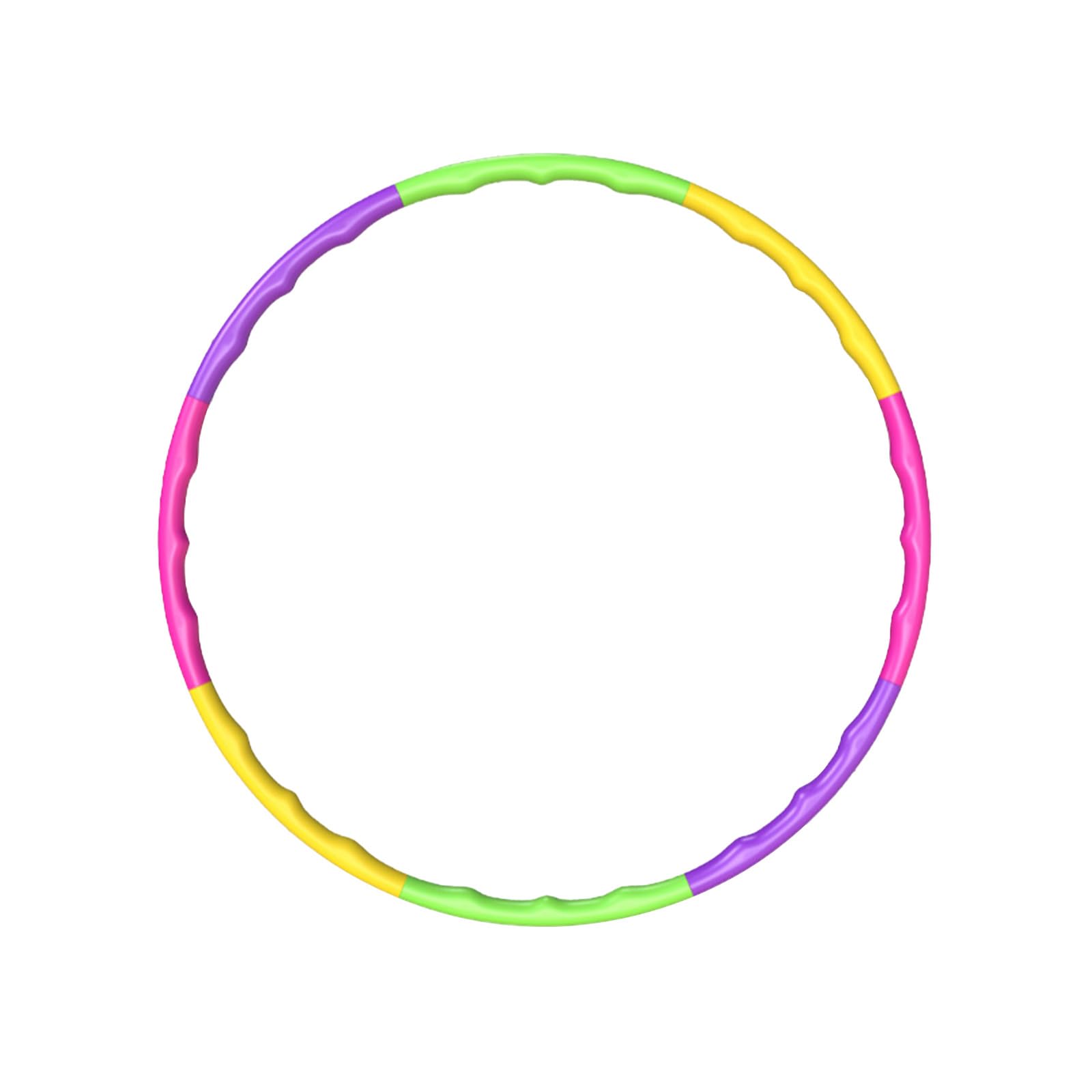 Hula Kids Hoop, Hula Adjustable Kids Hoop, Collapsible Hoola Hoops, Ideal for Dancing Playing Sport Games Weight Loss Fitness & Equipment, Detachable Design (Wavy 8 Knots)