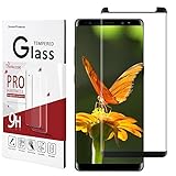 Galaxy Note 8 Screen Protector,Samsung Note 8 Screen Protector [Full Coverage] [Case Friendly],Thinkcase [3D Curved Glass] [Tempered Glass] Screen Protector