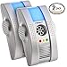 Hoont 2 Pack Plug-in Electronic Total Pest Eliminator + Night Light - Eradicates Insects and Rodents