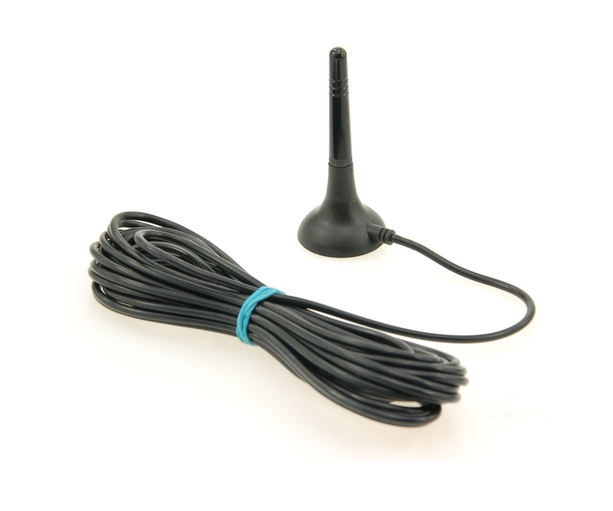 Alda PQ Antenna with magnetic stand for 4G (LTE), with SMA/M plug and 5m (5.46 yd) cable 2.2 dBi gain