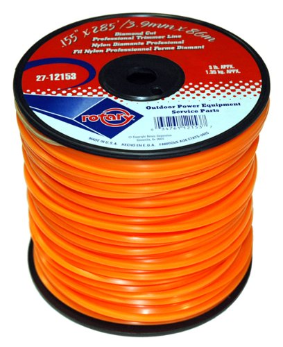 Trimmer Line .155 3# Spool Orange Diamond Line