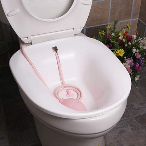 Amazon 半身浴 痔の救済のためのバスを浸漬オーバーザトイレ会陰 ポスト会陰切開患者のための理想的な 痔からの回復患者のための衛生を提供します A バス用品 ホーム キッチン オンライン通販