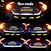 Car Tail Light, JAYEJA 5 Function 47.2in Car Trunk Brake Lamp Turn Signal Light 5050 Led Running Light Car Red Warning Light (New Version)
