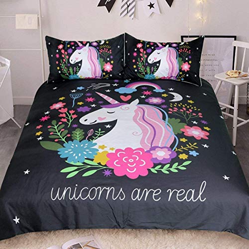 unicorn twin bedspread