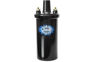 Pertronix 44011 Flame-Thrower III Ignition Coil, 45,000 Volt 0.32 Ohm, 12 Volt, Black