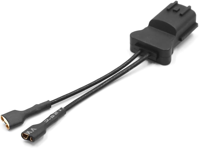 sourcing map 2 Pcs Auto Horn Speaker Adapter Wiring Harness Pigtail Socket, Black, 14 x 10 x 2 cm - Image 3