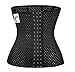 are Waist Trainer Bad for You Waist Trimmer ab Belt for Faster Weight Loss Back Support Girdle Long Torso Plus Size Postpartum Shirt Thermal Thong Vest Plus Size (L, Black)