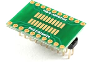 CHIP QUIK (Qty 2) Proto-Advantage DR127DR254P20 Dual Row 1.27mm Pitch 20-Pin to Dual Row 2.54mm Pitch Adapter