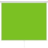 excelimage Pull-Down Green Screen Backdrop, 79”x75” Auto-Locking Chroma Key Panel with Wrinkle-Resistant Green Fabric for You